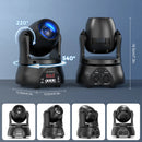 Yiflamefly 4Pcs 40W Mini Beam Moving Head Light Stage Light Standard DMX512 13CH for Concert Party Weddings Nightclub Dance Hall