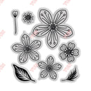 New 2025 February Spring Tiny Butterflies Flower Bouquet Scalloped Pierced Rectangle DIY Scrapbooking Diary Make Easter Gift Box