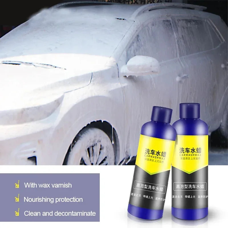 100ml High Foaming Car Wash Liquid Deep Cleaning Car Water Wax Varnish Nourishing Protection for Car Accessories Detailing Care