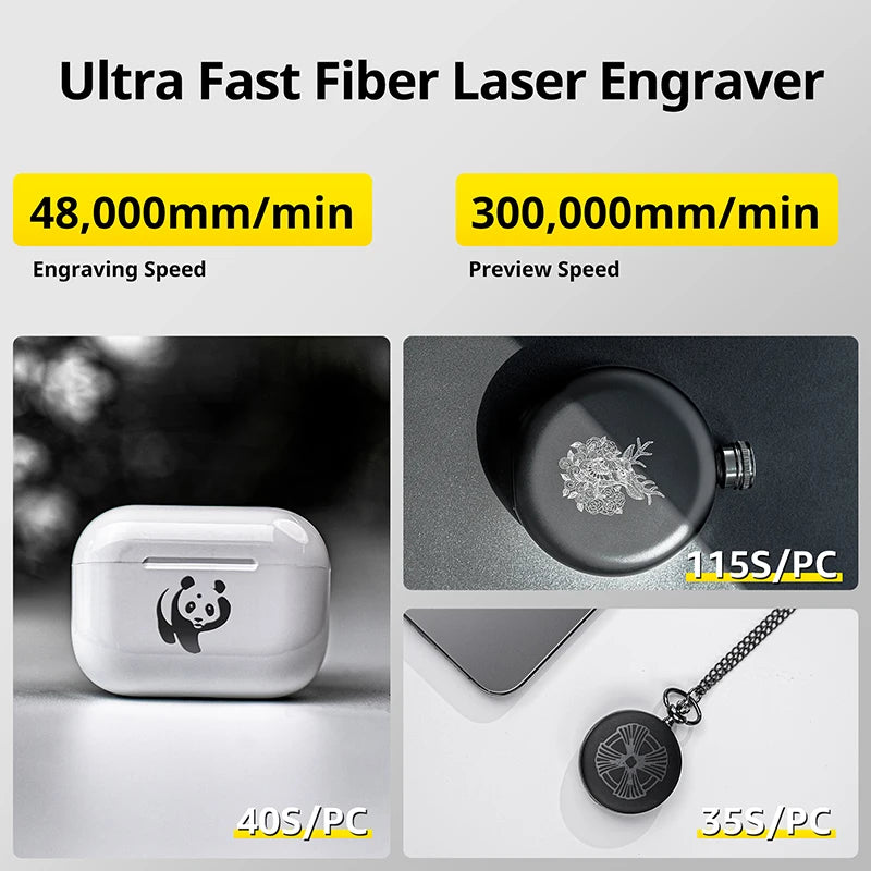 Laserpecker Metal and Plastic Laser Engraver LP3 Portable Laser Engraving Machine Mobile marking machine for production carving