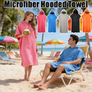 Quick-drying Changing Robe Quick Dry Bathrobe Hooded Absorbent Bath Towel Swimming & Fitness Super Absorbent Bathrobe
