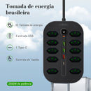 Line filter, USB socket, electric extension, plug, extension socket, 10A, electric socket socket, socket ruler