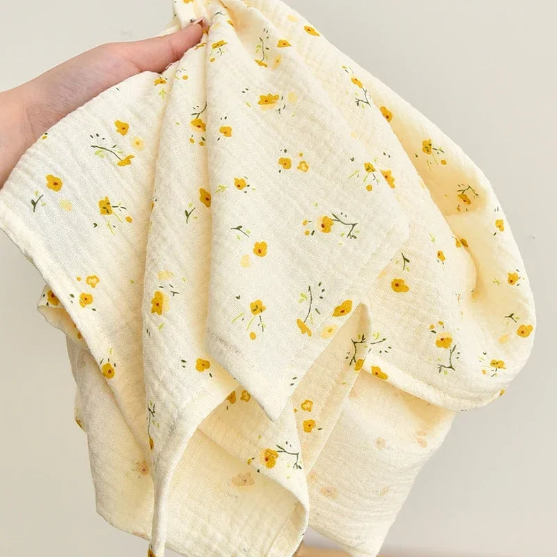 Newborn Baby Cotton Blanket Summer Bedding Babies Stuff  Throw Blanket Muslin Squares Receiving Blanket