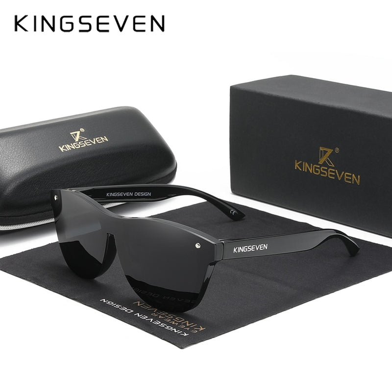 KINGSEVEN 2022 New Brand Design Women's Glasses TR90 Polarized Sunglasses Men Retro Sun Glasses Sonnenbrille Herren