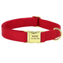 Personalized Dog ID Collar Cute Bowknot Pet Necklace Dog Buckle Collars With Bow Tie Flower Accessories For Small Large Dogs