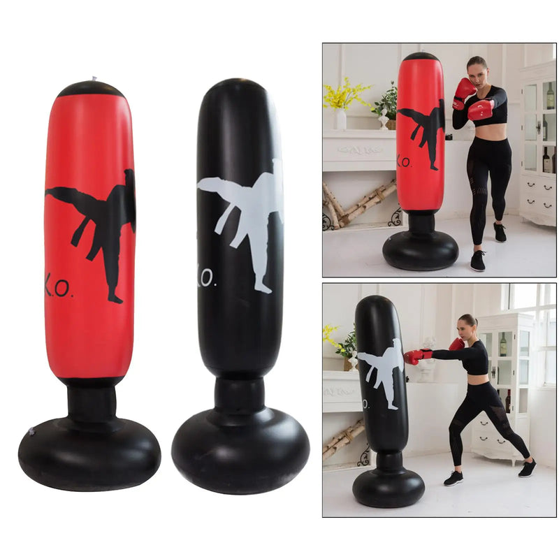 Inflatable Punching Bag Boxing Practice Punch Bag Training Sand Bag