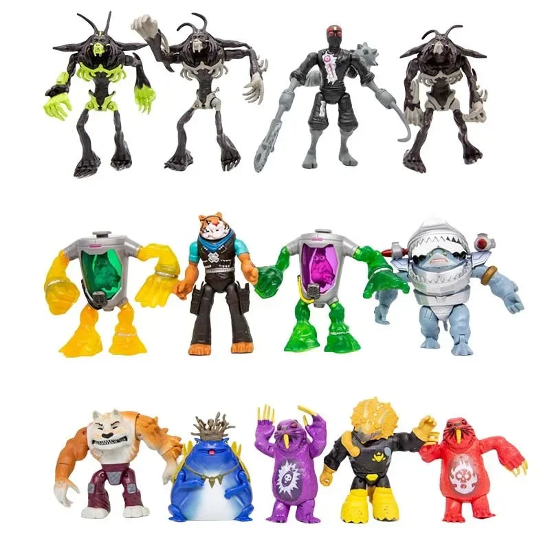 Teenages Mutants Ninjas Turtles Playmates Toy Movie Version Michelangelo Donatello Action Figure Model Toys Children Gifts