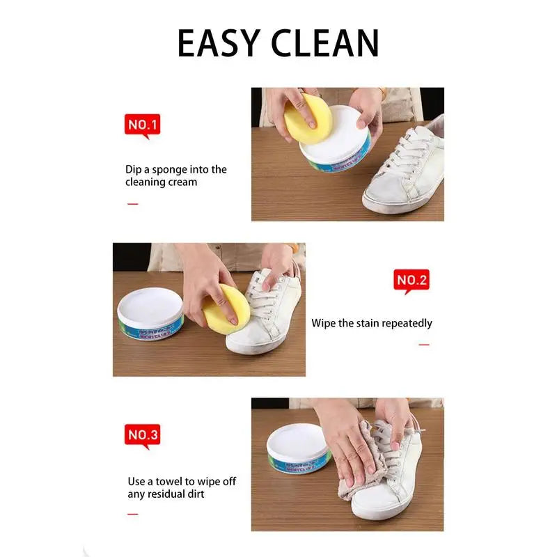 Shoe Foam Cleaner Shoe Whitener For Sneakers Sneaker Cleaner Safetly Cleans Dirt Grime On All Fabric Types Cleaning Shoes Tool