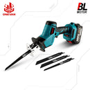 ONEVAN 3600W Brushless Cordless Reciprocating Saw 12000SPM Wood Metal Pipe Cutting Saw Home Power Tools For Makita Battery Pin