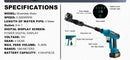 The Cascade Nine | 250 Bar Cordless Pressure Washer Gun