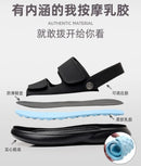 Sandals for Men 2026 New Summer Breathable Soft Bottom Casual Anti Slip Wear Beach Shoes Dual Purpose Driving Slippers Sandals