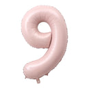32/40inch Light Pink Blue number balloons Foil Balloon Birthday Balloons Party Baloon 0 1 2 3 4 5 6 7 8 9 globos Balls
