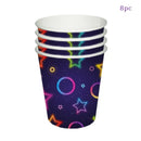 130*220cm Let Glow Birthday Party Disposable Waterproof Tablecloth Wedding Supplies Children Adult Party Theme Supply