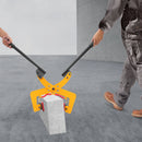 Pliers Stone Gripper 280kg/325kg Offsetting Pliers Brick w/End Rings for Lifting Transportation Wood Stone