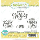 Father's Day Theme Metal Cut Dies Hexagon Layering Stencils Fish Hook Line Sinker Clear Stamps Diy Holiday Cards Decor Scrapbook