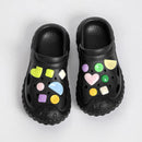 Cartoon Cute bow tie  Garden Sandals Women Summer Slippers Casual White Slip on Garden Women Hole Sandals zuecos de verano mujer