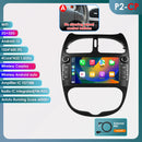 Hizpo 2Din 7inch Android Car Radio for Peugeot 206 206CC 206SW 2000 - 2008 Multimedia 4G BT Auto CarPlay GPS RDS DSP Stereo