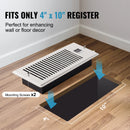 SucceBuy Booster Fan 4x12in Duct Fan 100CFM 10 Adjustable Speeds with LCD Smart Controller for Wall and Floor