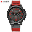 CURREN Top Luxury Brand Men's Military Waterproof Leather Sport Quartz Watches Chronograph Date Fashion Casual Men's Clock 8314