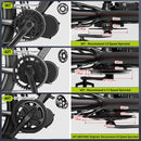 BAFANG Chainring 36T 42T 44T 46T 48T 52T Chainwheel For 8FUN BBS01 BBS01B BBS02 BBS02B 750W 500W 350W 250W Mid Motor Ebike Parts