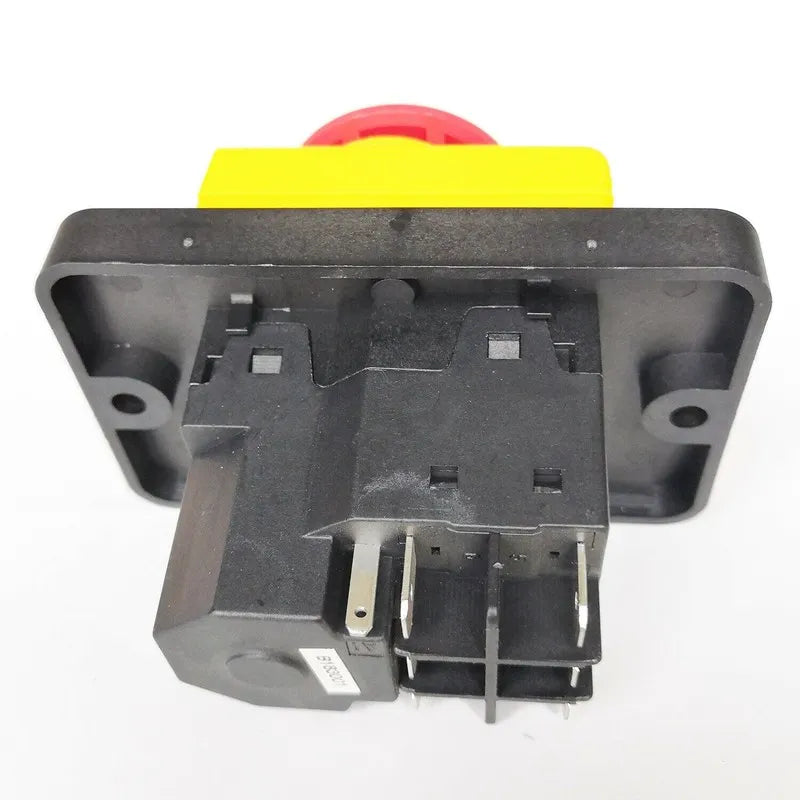 DKLD DZ05 Not-Aus Drucktaster – 7-Pin, 400V, 10A, Dreiphasig, IP55, Gelb