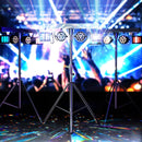 U`King Combination Bracket Lights 60W RGBW LED Par Light DMX Controlled Stage Light For DJ Disco Concerts Wedding Birthday Party