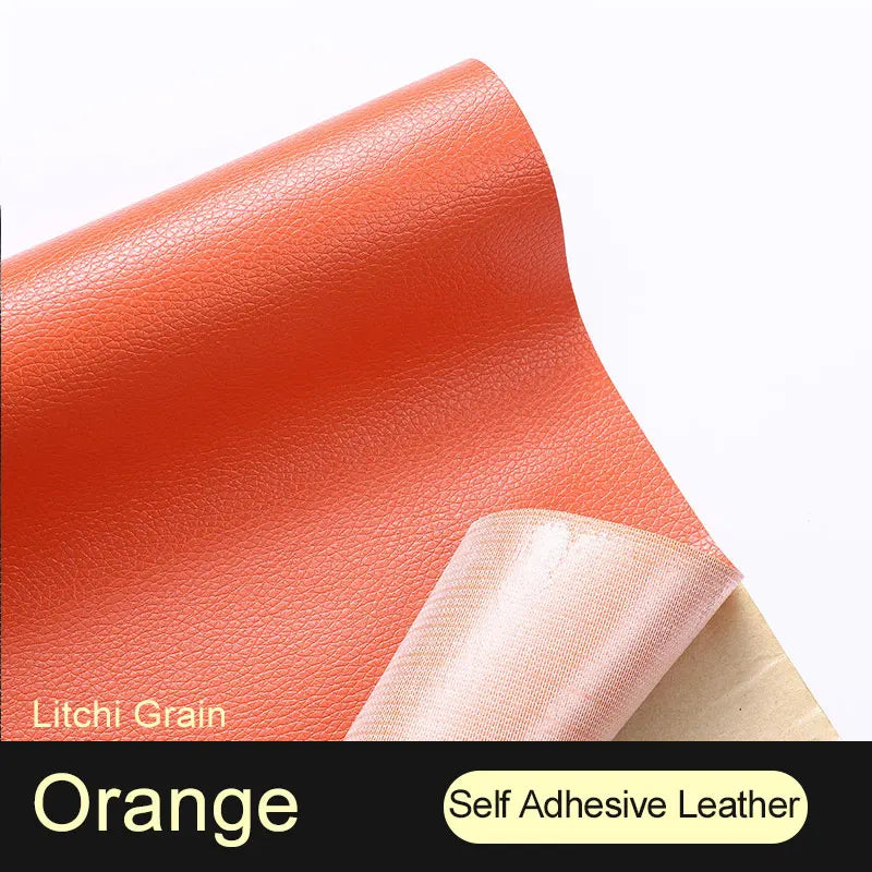 Leather Repair Patch Self-Adhesive Leather Tape DIY Upholstery Vinyl Sticker for Couches Sofa Furniture Car Seats Bags Jackets
