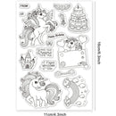 Easter Themed Silicone Clear Stamps Transparent Stamps for Birthday Valentine's Day Party Cards Making DIY Scrapbooking