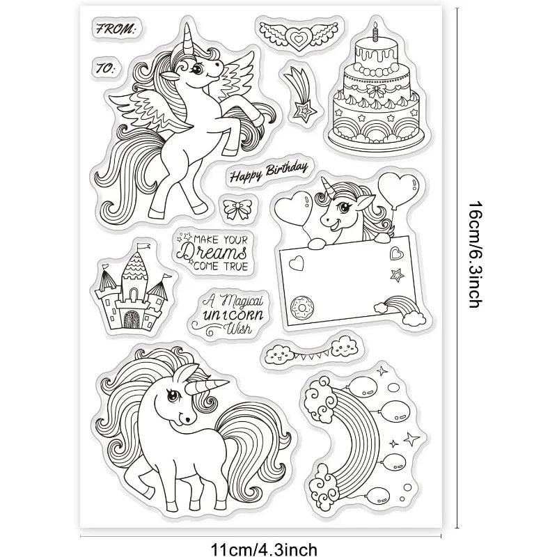 Easter Themed Silicone Clear Stamps Transparent Stamps for Birthday Valentine's Day Party Cards Making DIY Scrapbooking