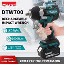 Makita Brushless DTW700 Electric Impact Wrench Cordless Electric Wrench 1/2 inch for Makita 20V Battery Screwdriver Power Tools