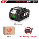 ONEVAN 15000mAh 22500mAh Lithium Ion Battery Rechargeable Battery With Charger Electric Wrench Power Tool For Makita 21V Battery Pin Tool