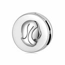 2021 New Arrival Sparkling 925 Sterling Silver Round Clear CZ Clips Beads for Jewelry Making Fit Reflexions Charm Bracelet
