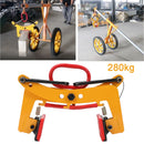Pallet Puller Clamp Stone Carrying Pliers Lifter Sling Ring Stone Clamp 280kg Jaw Opening 6-24cm