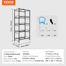 SucceBuy 3/4/5 Tiers Water Jug Holder Iron Water Bottle Holder Double/Single Row Easy Installation for Kitchen Office Livingroom