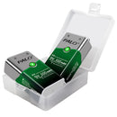 PALO 6F22 9V Ni-MH Akku 9 V 300mAh Batterien 9 Volt geringe Selbstentladung 9 Volt Batterie mit Smart Charger