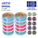 JAYO PLA PLA PLUS ABS PETG SILK Filament 1.75MM 10 Rolls / Set Refills Non-toxic PLA Meta 3D Printer Filament DIY Gift