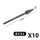 Medieval MOC Weapon Figure Accessories Building Blocks Soldiers Sword Shield Bow Arrow Trident Hammer Axe Spear Brick Kid Toy