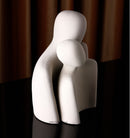 Kreative abstrakte Figuren, Paar-Ornamente, mattierte Keramik-Heimdeko, nordische moderne Kunstskulptur, Handwerk, Hochzeitsgeschenke
