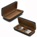 Unisex Glasses Box Lychee Pattern Leather Eyewear Protector Reading Glasses Case Women Men Sunglasses Case Hard Stress Resistant