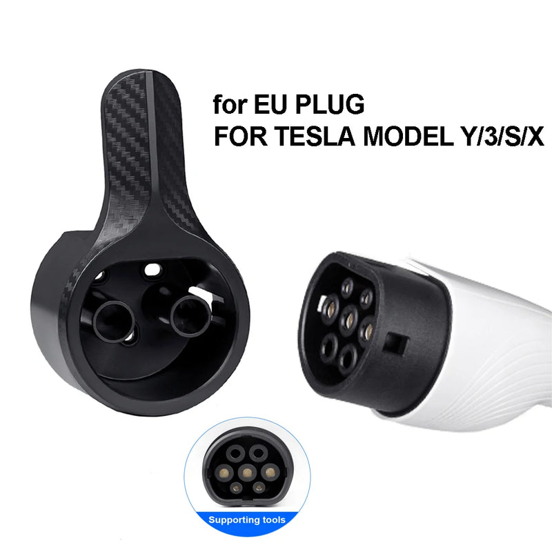 EV Charger Holder Holster Dock Electric Vehicle Type 2 Type 1 GBT For Tesla Charging Cable Extra Protection Leading Wallbox