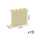 MARUMINE MOC Build Block Part Window Glass House Transparent Wall Panel 87552 87544 60581 87543 59349 Creative Brick Accessories