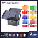 ALLPOWERS S2000 Pro Outdoor Generator 2400W MPPT Portable Power Station with 4X100W  Folable Solar Panels for RV Camping, Home