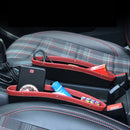 Car Seat Slit Gap Organizer Storage Pocket Multifunction Driver Seat Catcher Cup key phone Holder Car bag  PU Leather