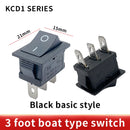 Promotion! 1 pcs kcd1 15*21mm SPDT  Mini Black 3 Pin Rocker Switch AC 6A/250V 10A/125V KCD1