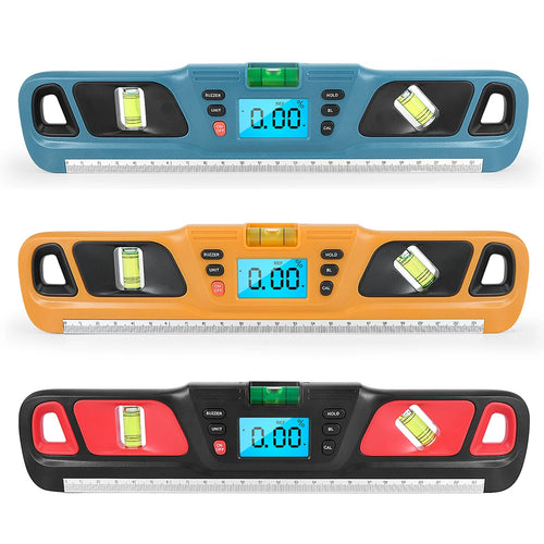 Digital Protractor with Backlight LED Display Magnetic Base Angle Finder Level Inclinometer for Carpentry Building Masonry Bevel