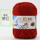 2Pcs Milk Cotton Knitting Yarn Soft Warm Yarn for Hand Knitting Worsted Crochet Threads Wool Line for Handmade