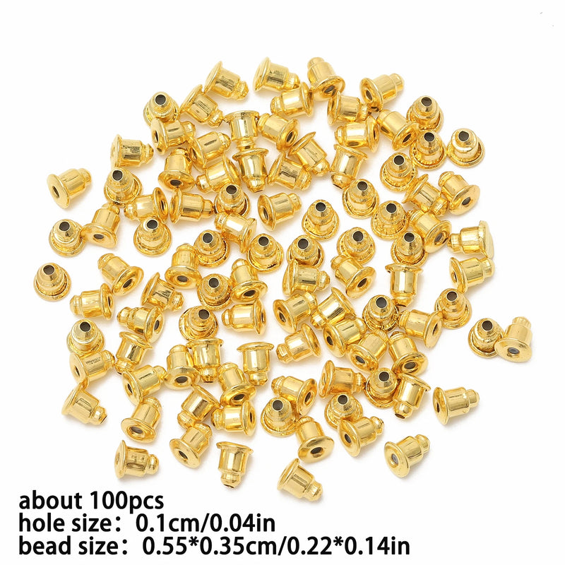 Stainless Steel Round Ball Post Earrings Stud Loops Earring Hooks Earplug  Fit Women DIY Earring Jewelry Making Christmas Craft