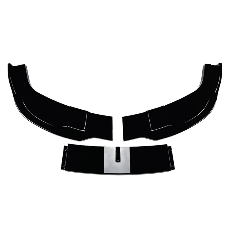 For BMW 5 Series E60 E61 M Sport 2005-2010 Front Bumper Spoiler Lip Carbon Fiber Look/Gloss Black Lower Splitter Body Protector