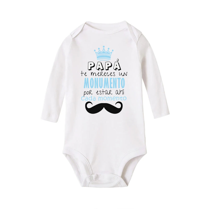 You Did A Great Job Dad Print Baby Romper Father's Day Toddler Bodysuits Girl Boy Clothing Fathers Day Baby Gift Clothes
