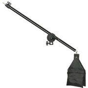 Fotostudio 2M Lichtstativ mit 135CM Galgenarm und leerem Sandsack zur Unterstützung von Softbox-Beleuchtung
